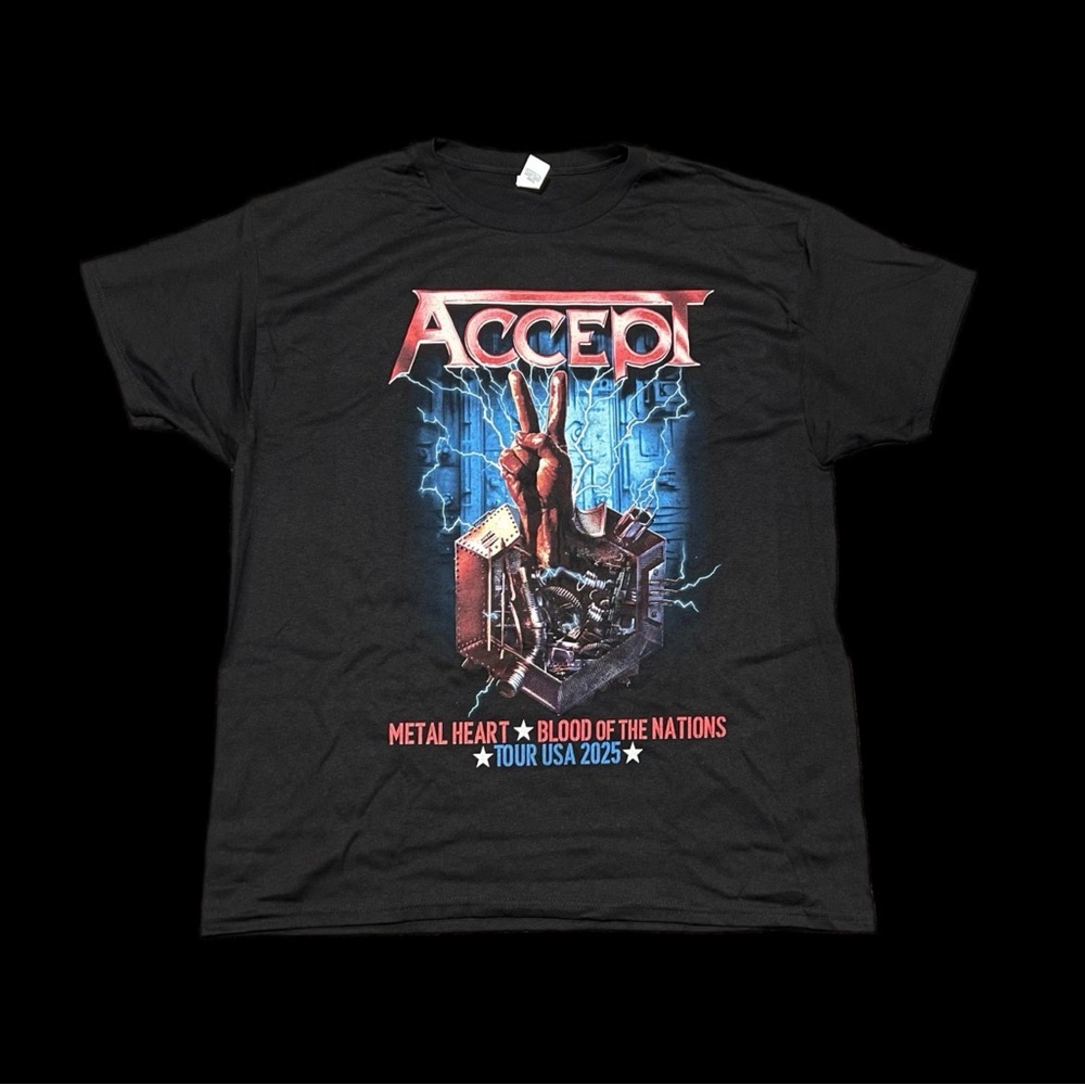 Accept band tee